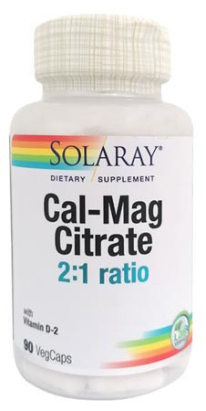 Calcio Magnesio Y Vitamina D Solaray