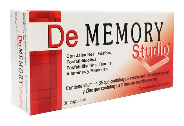 DEMEMORY STUDIO 60 CAPSULAS PARA LA MEMORIA - Farmacia de Casa