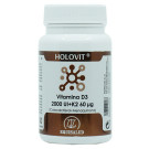 Holovit Vitamina D3 2000 UI + K2 60 mcg - 50 cápsulas
