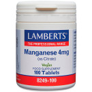 Manganeso 4 mg Lamberts