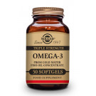 Omega 3 Triple Concentración Solgar 50 Cápsulas