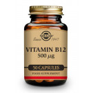 Vitamina B12 500mcg Cianocobalamina Solgar 50 Cápsulas