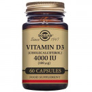 Vitamina D3 4000 UI Solgar 60 Cápsulas