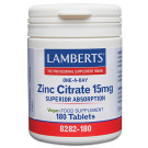 Zinc 15 mg 180 comprimidos