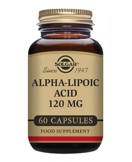 Ácido Alfa-Lipoico 120mg Solgar
