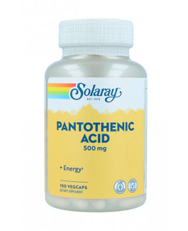 Ácido pantoténico 500 mg de Solaray