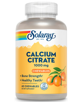Calcio Citrato Masticable Solaray