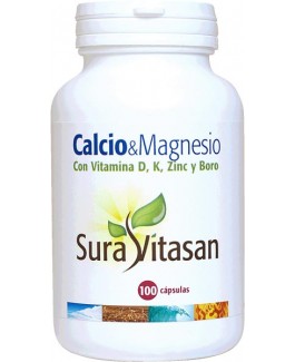 CALCIO & MAGNESIO con Vitamina D, K, Zinc y Boro