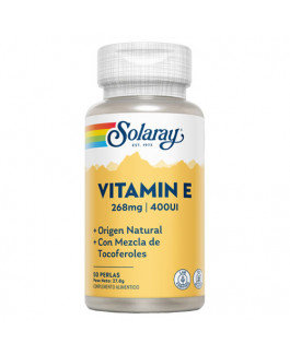 Cápsulas de Vitamina E Solaray