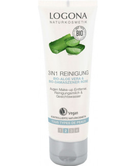 Limpiador Facial 3 en 1 Aloe Vera BIO Logona