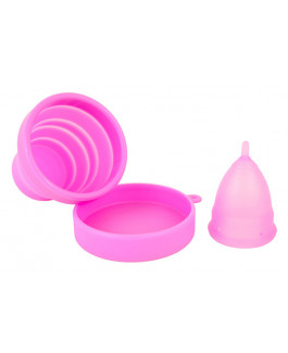 Copa Menstrual con vaso esterilizador Mimacup
