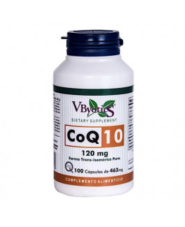 CoQ10 120 mg 100 cápsulas de VByotics