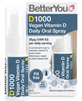 D1000 Vegan Vitamina D Spray Oral