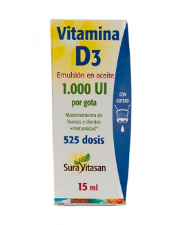 Vitamina D3 1000 UI gotas