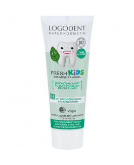 Gel dental Kids Hierbabuena Logodent Logona
