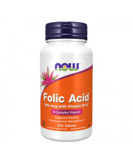 Folic Acid 800 mcg de NOW