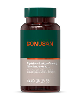 Cápsulas Hiperico-Ginkgo-Ginseng Siberiano