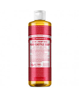 Jabón Líquido de Rosa Dr. Bronners