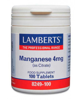 Manganeso 4 mg Lamberts