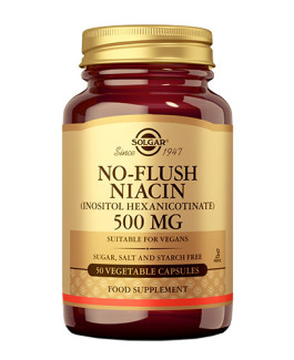Niacina No Ruborizante 500 mg Solgar