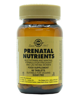 Nutrientes Prenatales Solgar