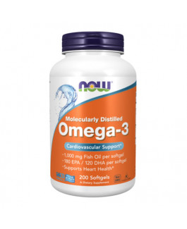 Omega 3 Fish Oil 1000 mg de NOW