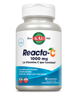 Reacta-C 1000 mg|Vitamina C NO ácida