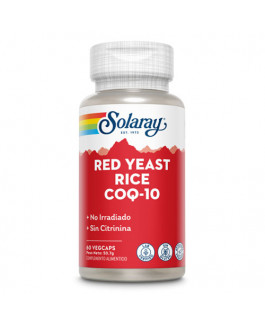 Red Yeast Rice 600 mg | Red Yeast Rice CoQ10 Solaray