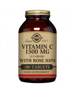 Vitamina C 1500 mg + Rose Hips Solgar