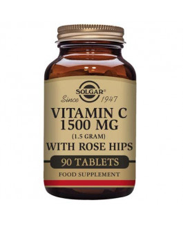 Vitamina C 1500 mg + Rose Hips Solgar