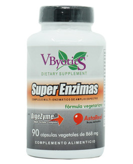 Super Enzimas Fórmula Vegetariana de VByotics