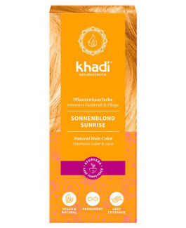 Tinte Vegetal Rubio Amanecer-Miel (Sunrise) Khadi