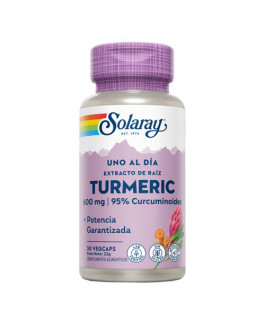 Turmeric Solaray-Cápsulas Cúrcuma Solaray