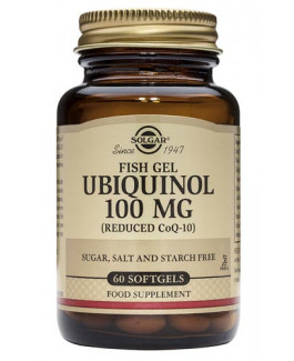 Ubiquinol 100 mg (cápsulas de gelatina de pescado)