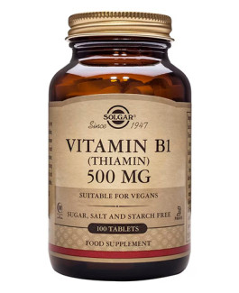 Vitamina B1 (Tiamina) 500 mg Solgar
