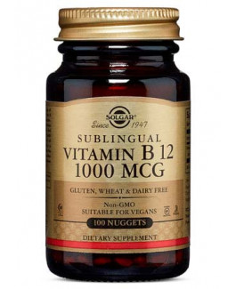 Vitamina B12 1000mcg Cianocobalamina Solgar