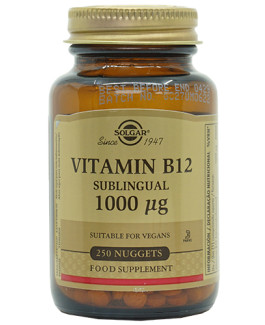 Vitamina B12 1000mcg Cianocobalamina Solgar