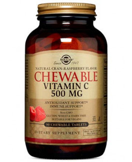 Vitamina C 500 Frambuesa Solgar