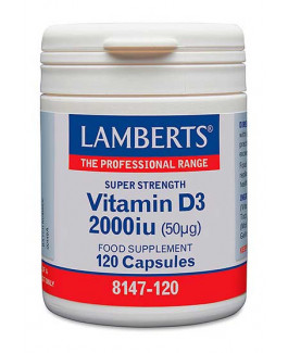 Vitamina D3 2000 UI (50 mcg) de Lamberts