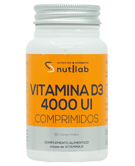 VITAMINA D3 4000 UI de Nutilab (comprimidos)
