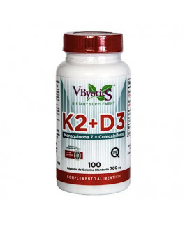 Vitamina D3+K2 de VByotics