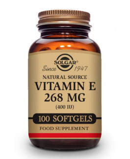 Vitamina E 400 UI 268 mg Solgar Cápsulas Blandas