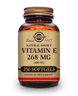 Vitamina E 400 UI 268 mg Solgar Cápsulas Blandas