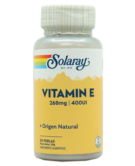 Cápsulas de Vitamina E Solaray