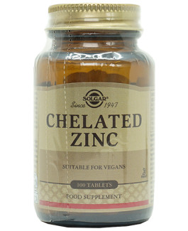 Zinc Quelado Solga 100 Comprimidos